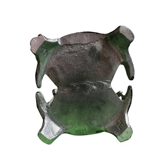 Vintage Carson Pewter Grapes Candle Holder/Wine Bottle Holder 6"x 5" - Picture 3 of 5